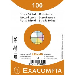 EXACOMPTA Fiches bristol,...