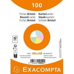 EXACOMPTA Fiches bristol,...
