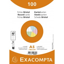 EXACOMPTA Fiches bristol,...