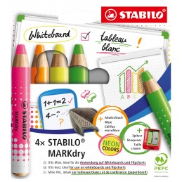 Etui carton x 4 STABILO...