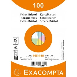 EXACOMPTA Fiches bristol,...