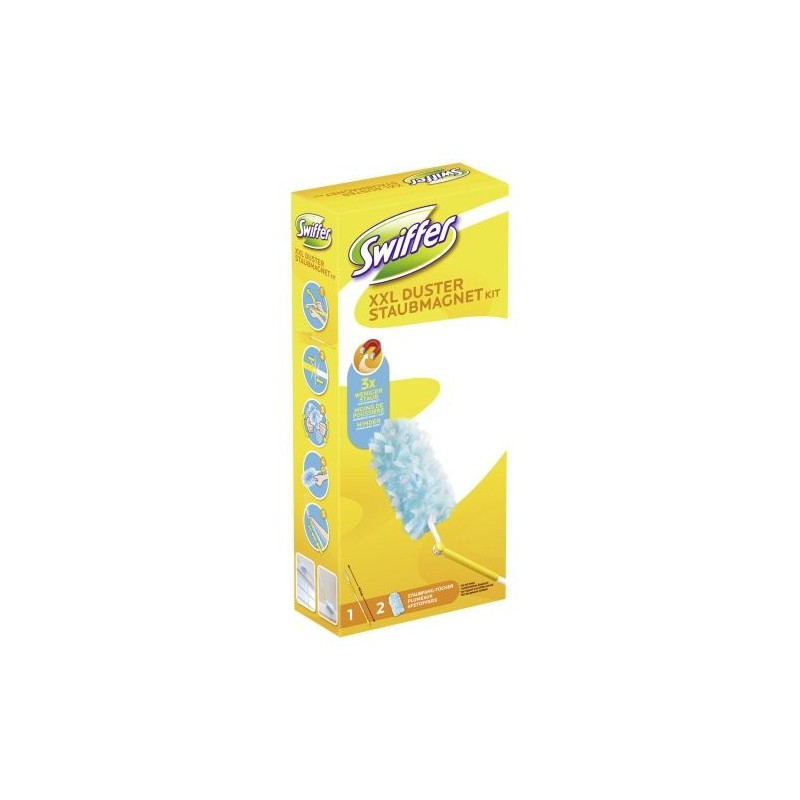 Stock Bureau - SWIFFER Kit Plumeau magnétique anti-poussière 360 degrés XXL